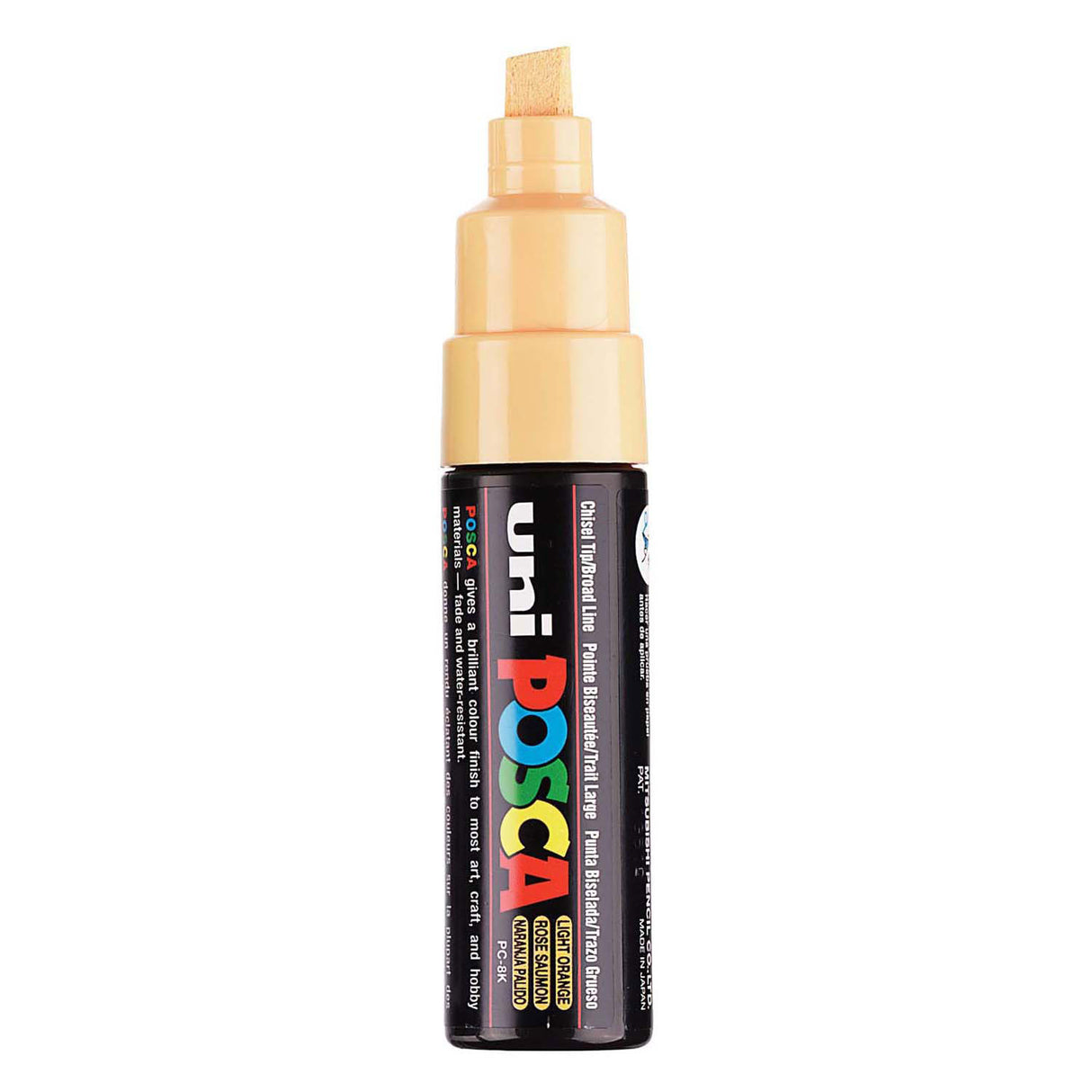Uni posca malertusch 8k laksepink - mejselspids 8mm