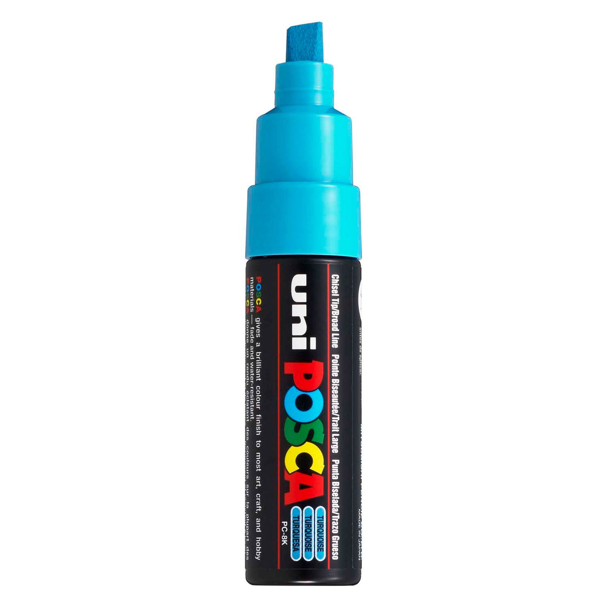 Uni posca malertusch 8k turkis - mejselspids 8mm