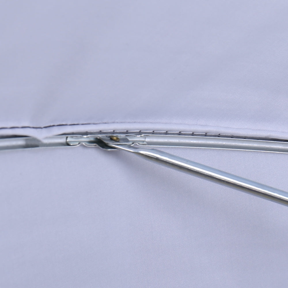 Falcon Eyes Flitparaplu UR-32WB Hvid sort 80 cm