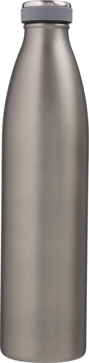 Aya ida - drikkedunk - termokande - vandflaske - 1000ml - cool grå