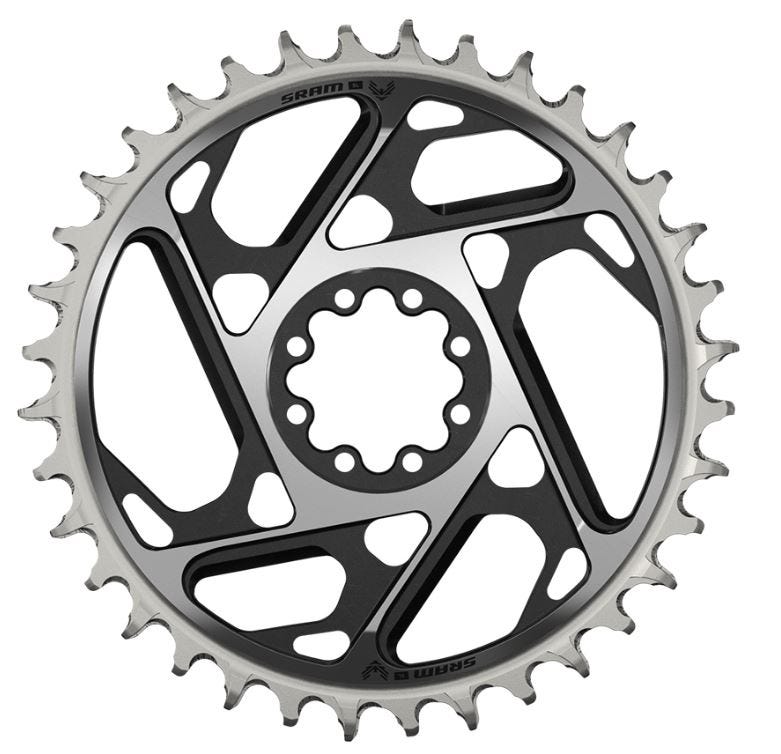 Sram kædehjul T-type eagle 34t 0mm xxsl direkte montering sort