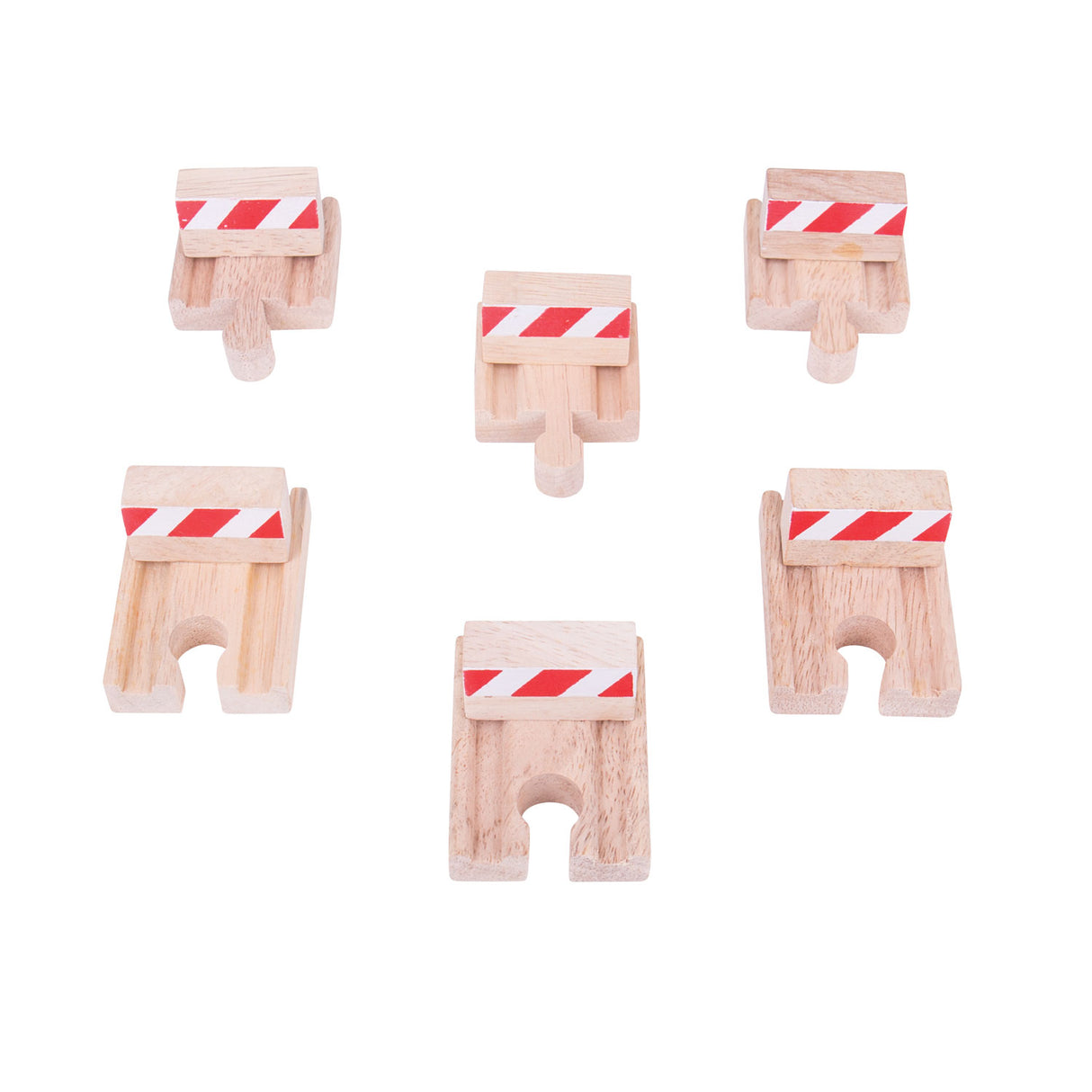 Bigjigs træskinner - robust, 6.