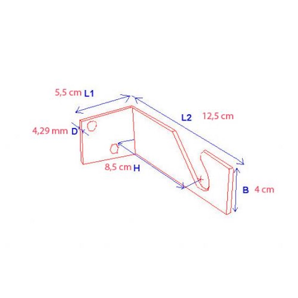 Falcon eye beslag fa-013 til b-hjul