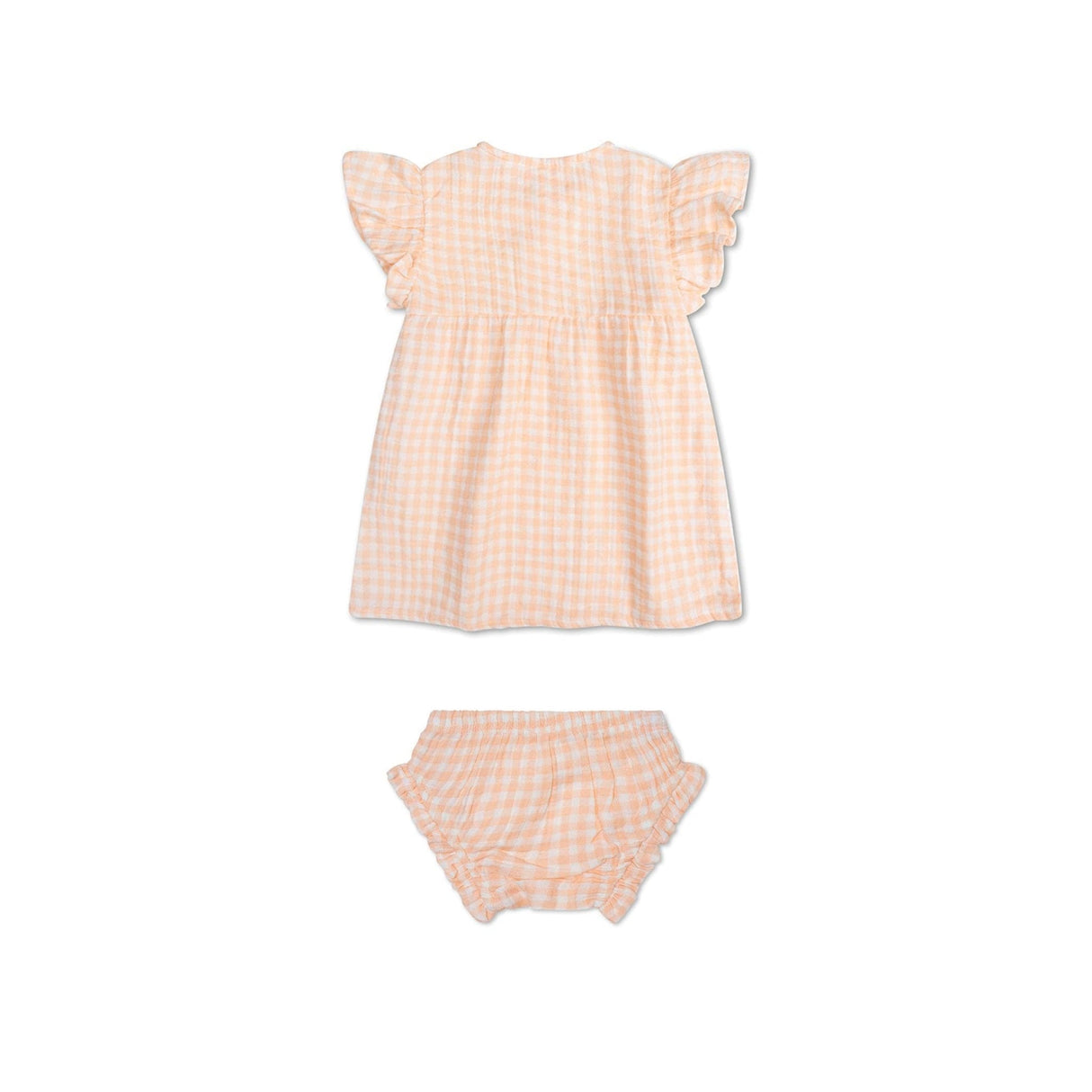 Sunset Grid | orange hvide piger sæt strand - muslin