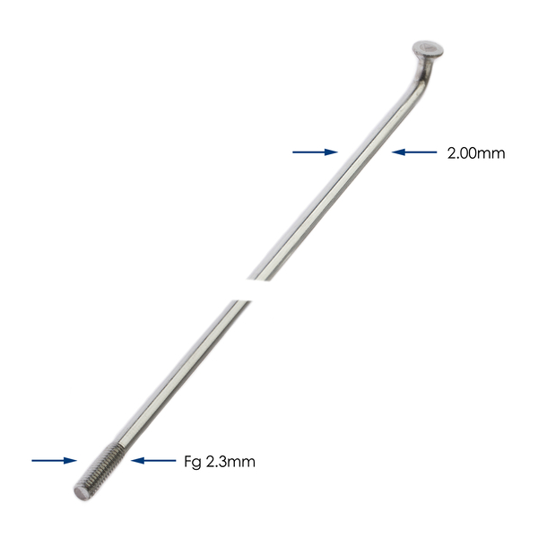 SPAKEN 296-14 ALPINA Ø2,00 MM FG 2.3 Galvaniseret - Sølv (144 stykker)