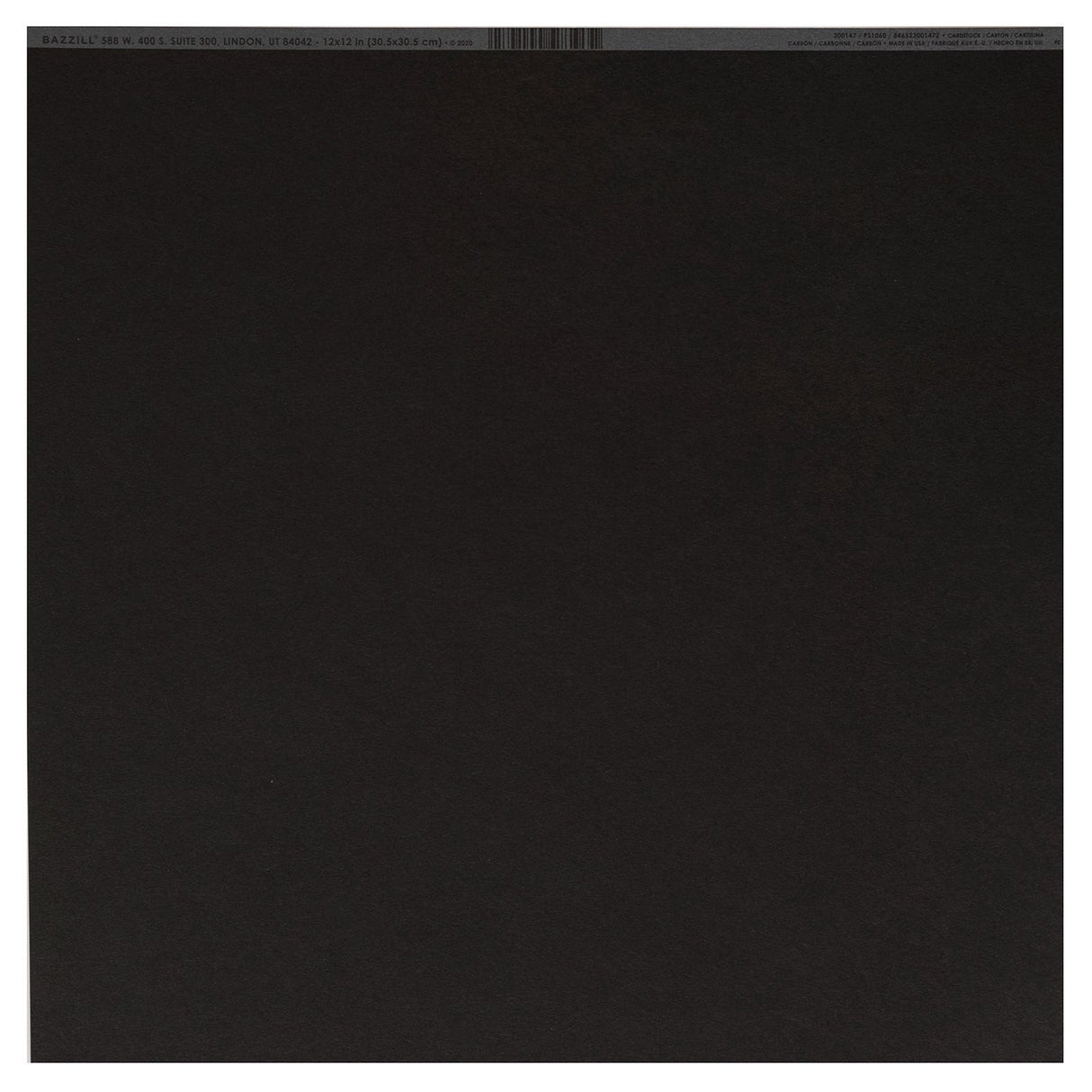 Bazzill • speckle cardstock 30,5x30,5cm carbon