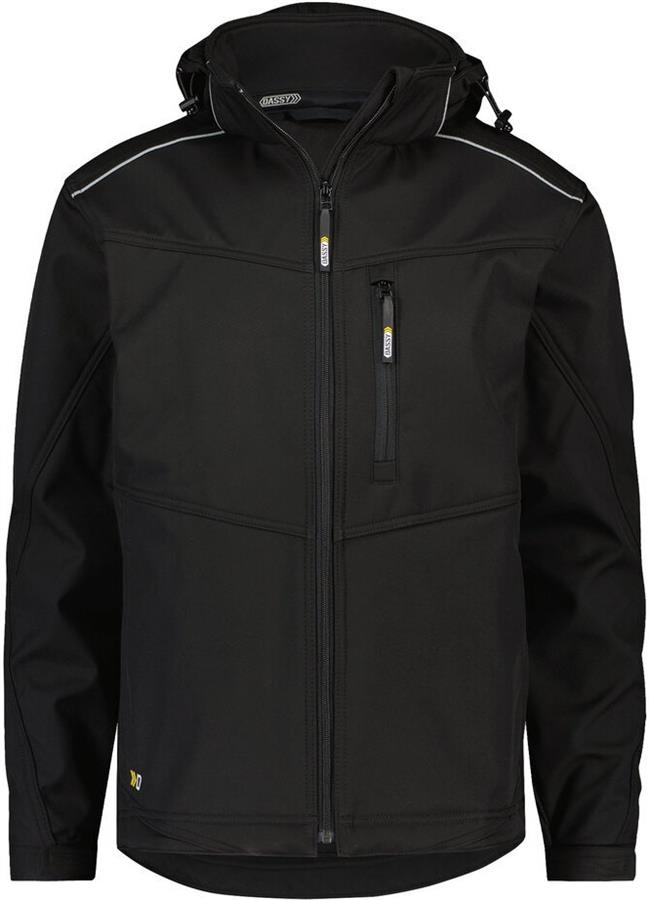 Dassy softshell tavira polyester sort xl