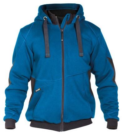 Dassy sweatshirt jakke pulse azurblå antracit l