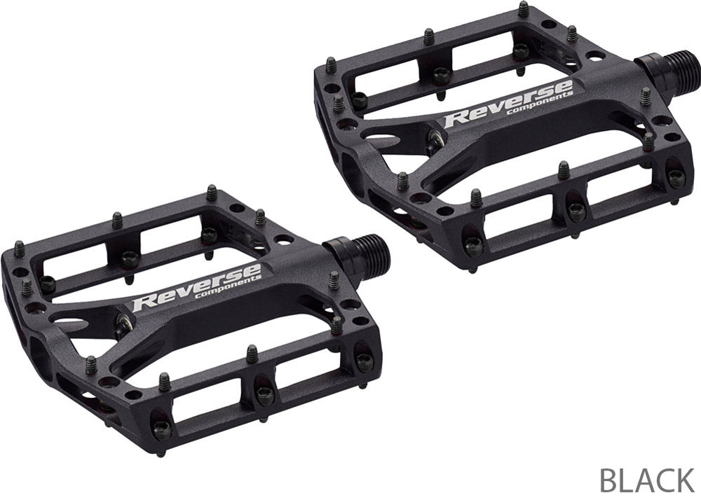 Omvendte komponenter sorte one platform pedaler