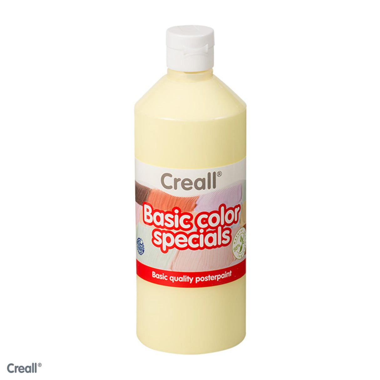 Creall skolemaling pastelgul, 500 ml