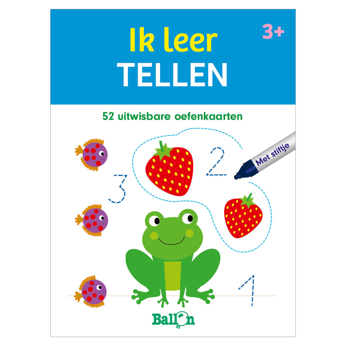 Standard forlags spille- og lærekort - jeg lærer at tælle 3+