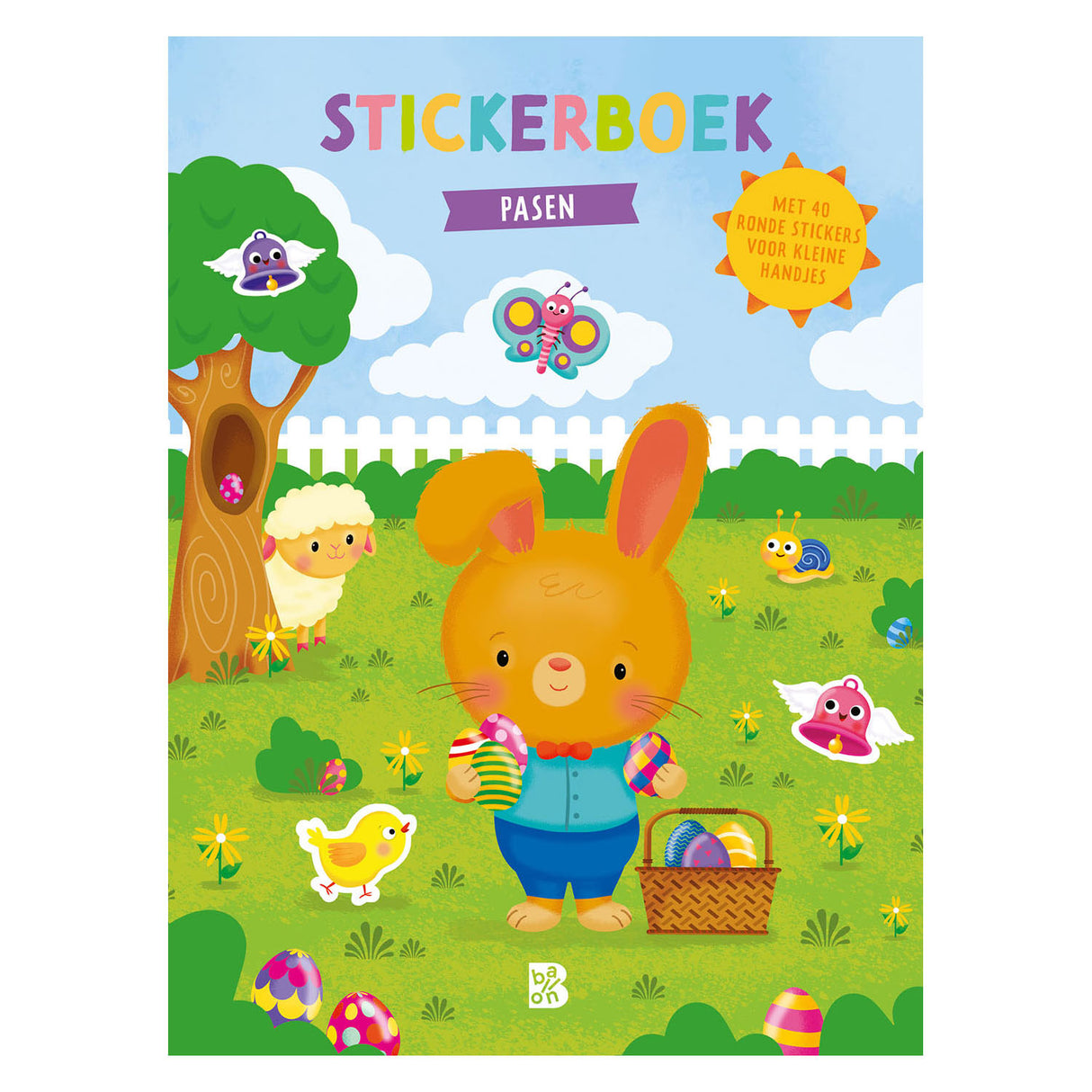 Påske klistermærke bog