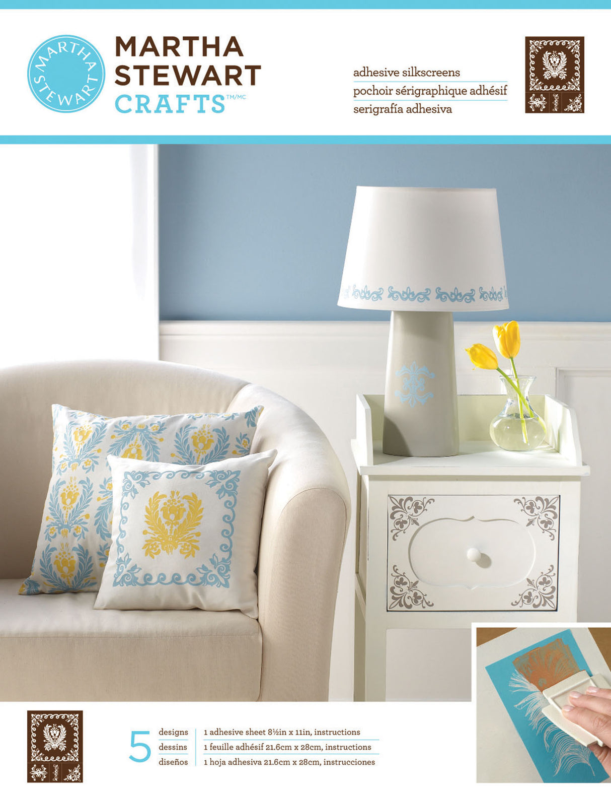 Martha stewart • silketryksdamask