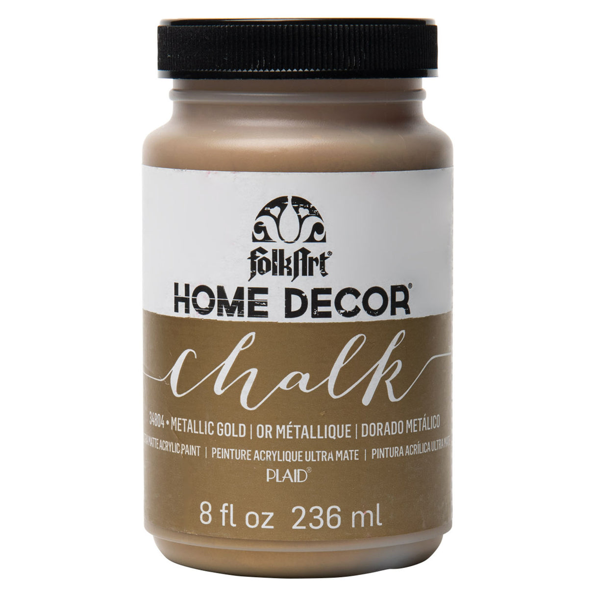 Folkart • boligindretning kridt metallic guld 236ml