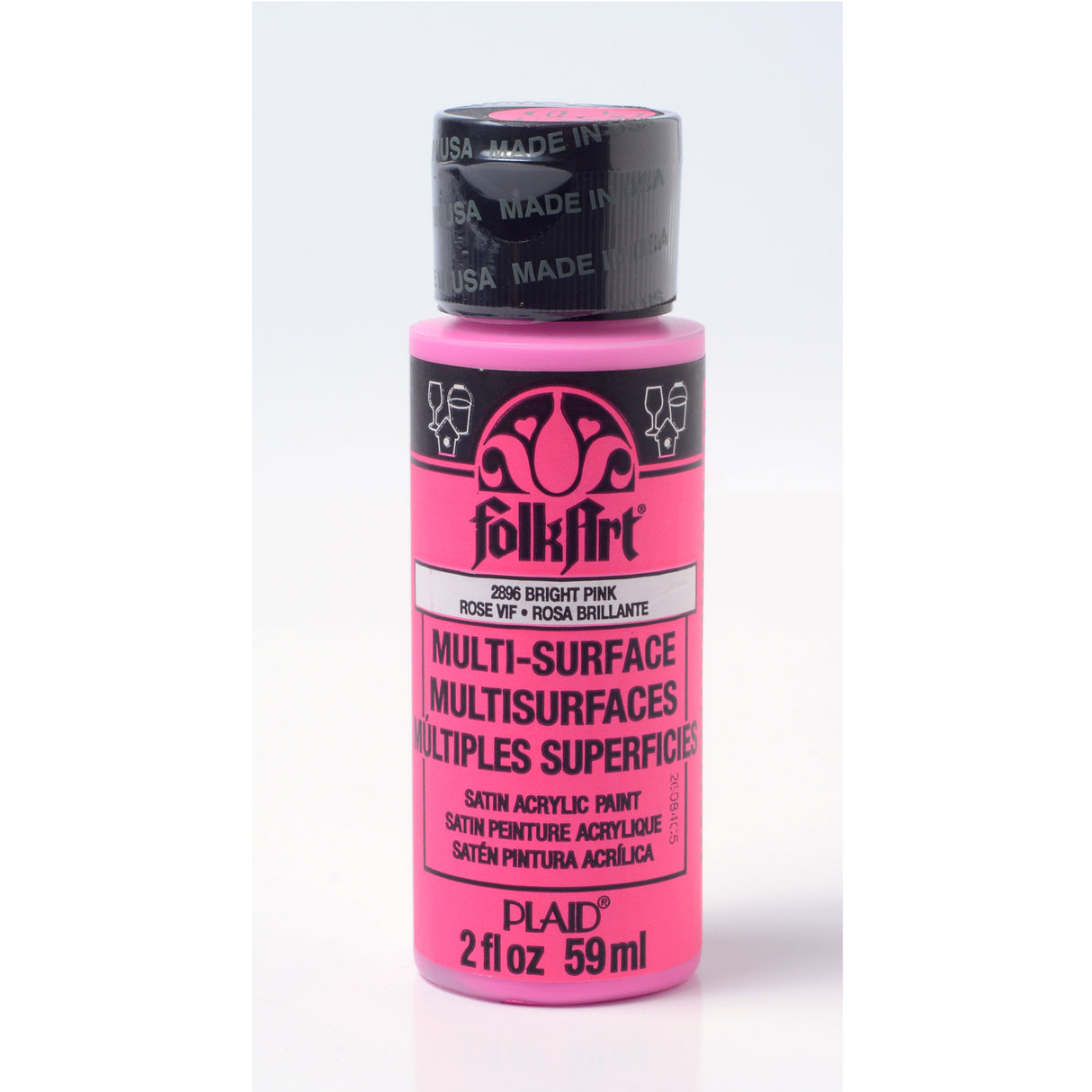 Folkart • multi-surface maling lys pink 59ml
