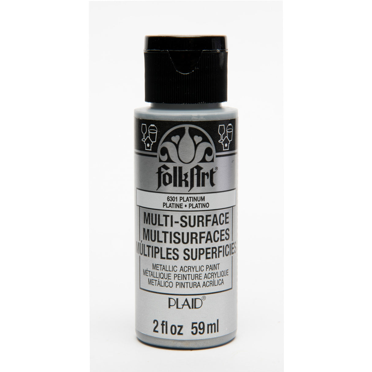 Folkart • multi-surface metallisk platin 59ml