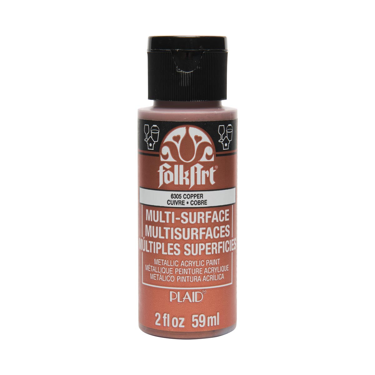 Folkart • multi-surface metallisk kobber 59ml
