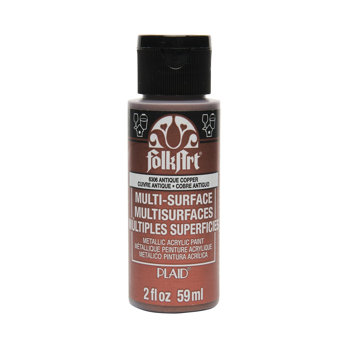 Folkart • multi-surface metallisk antik kobber 59ml