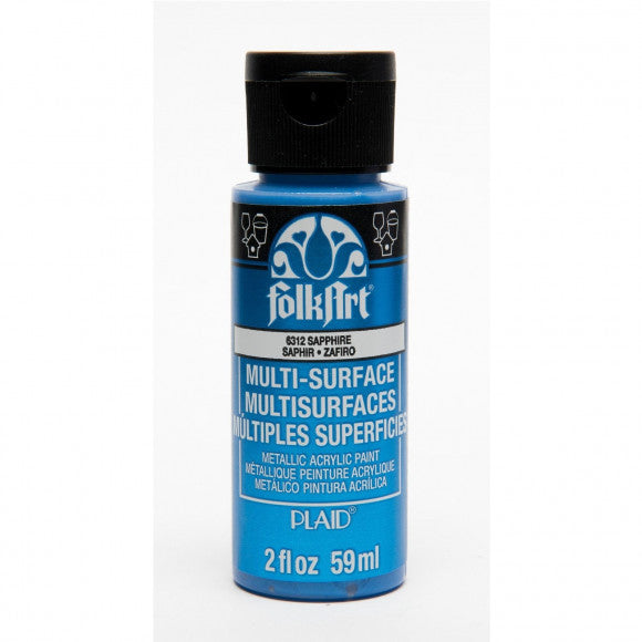 Folkart • multi-surface metallisk safir 59ml