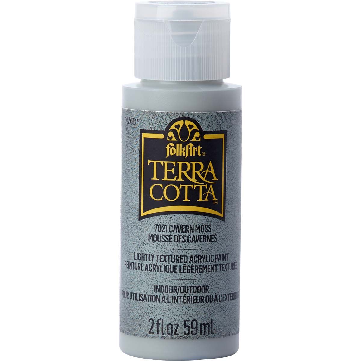 Folkart • terra cotta tekstureret akrylmaling 59ml hulemos