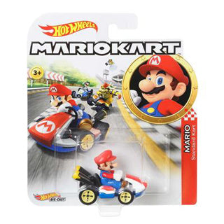 Mattel hot wheels mario kart køretøjer assorteret