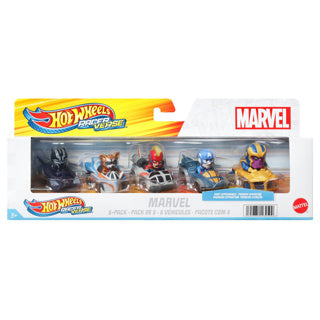 Hot wheels racer fresh marvel 5-pack - legetøjskøretøj