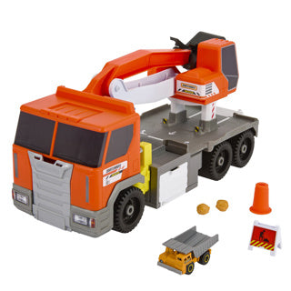 Matchbox action-drivere - transformerende gravemaskine - legetøjskøretøj