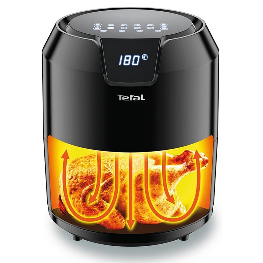Tefal ey4018 nem stege præcision varmluft frituregryde 4,2l 1500w