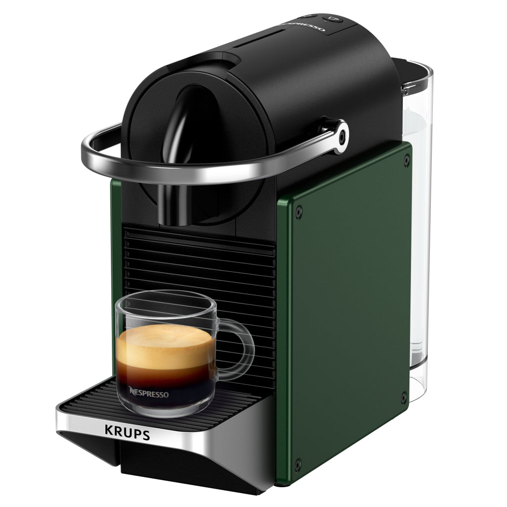 Krups xn3063 nespresso pixie kaffekapselmaskine mørkegrøn sort
