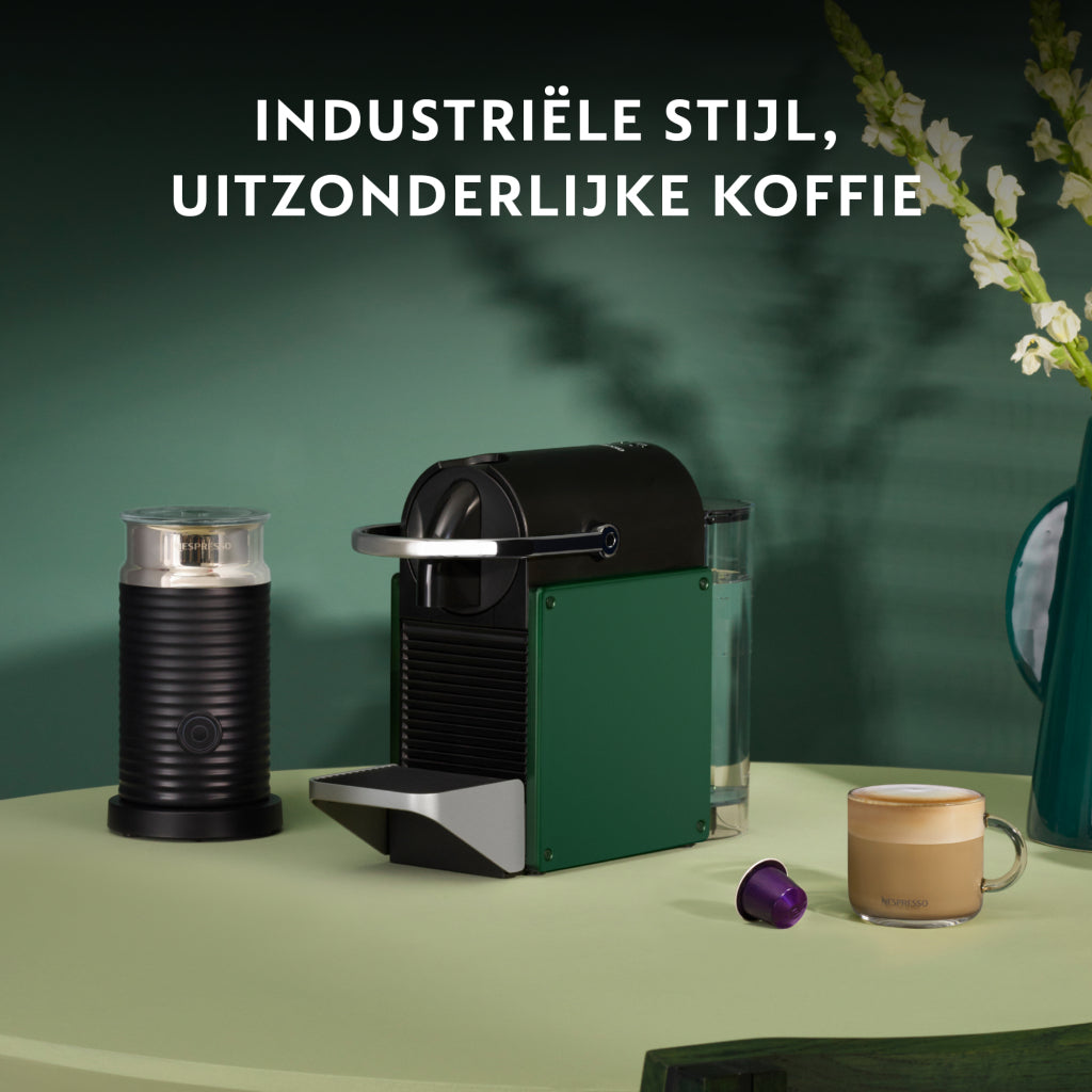 Krups xn3063 nespresso pixie kaffekapselmaskine mørkegrøn sort
