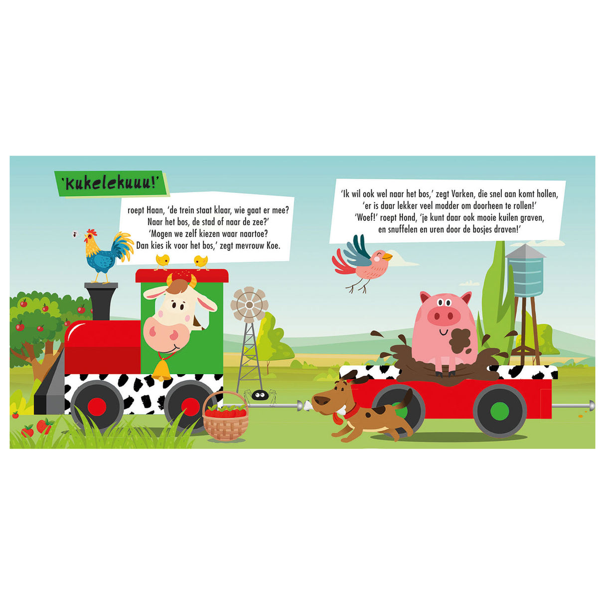 Usborne bondegårdsdyr bog + puslespil