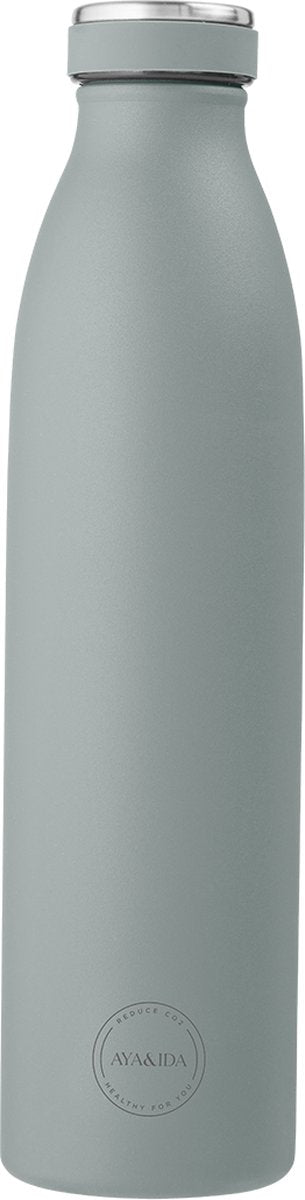 Aya ida - drikkedunk - termokande - vandflaske - 750ml - mintgrøn
