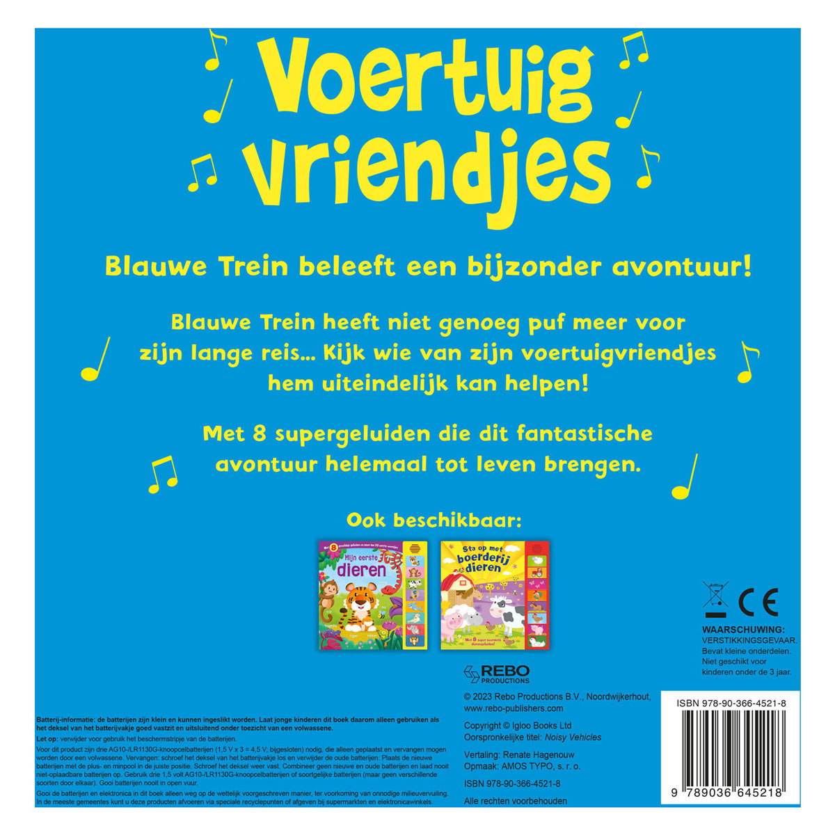 Rebo publishers køretøjsvenner - 8 lyde
