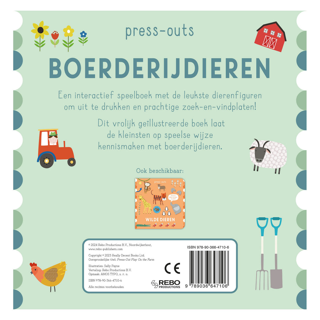 Rebo forlags tavlebogspresser - husdyr