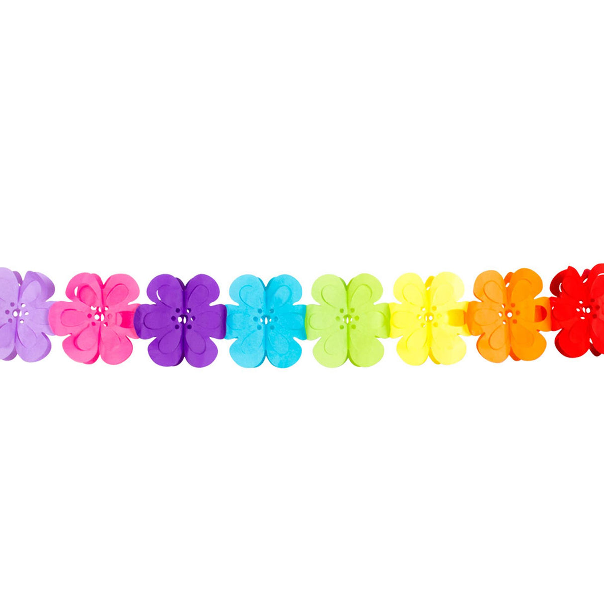 Boland papirguirlande flower power 4 mtr