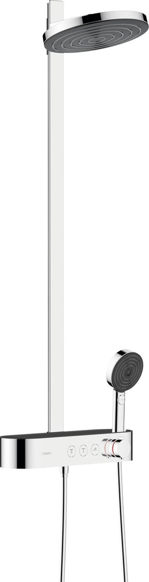 Hansgrohe Pulsify S Showerpipe 2jet med brusetablet Select 400 Krom