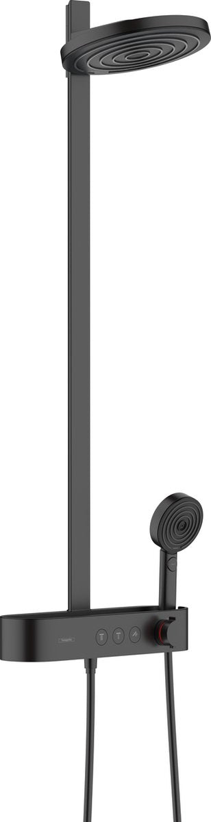 Hansgrohe pulsify s showerpipe 2jet mt brusetablet select 400 mat sort