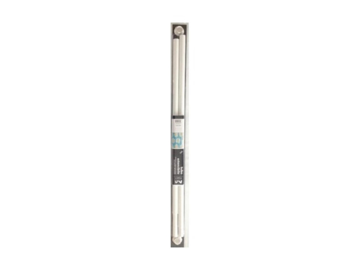 Wicotex brusestang tubo 125-220 hvid