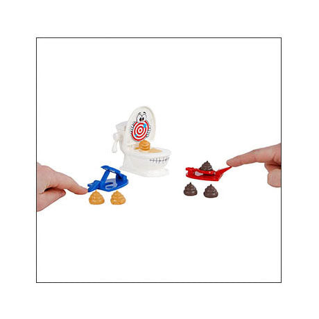 Poo poo skyde toilet børneleg sjovt brætspil til børn.