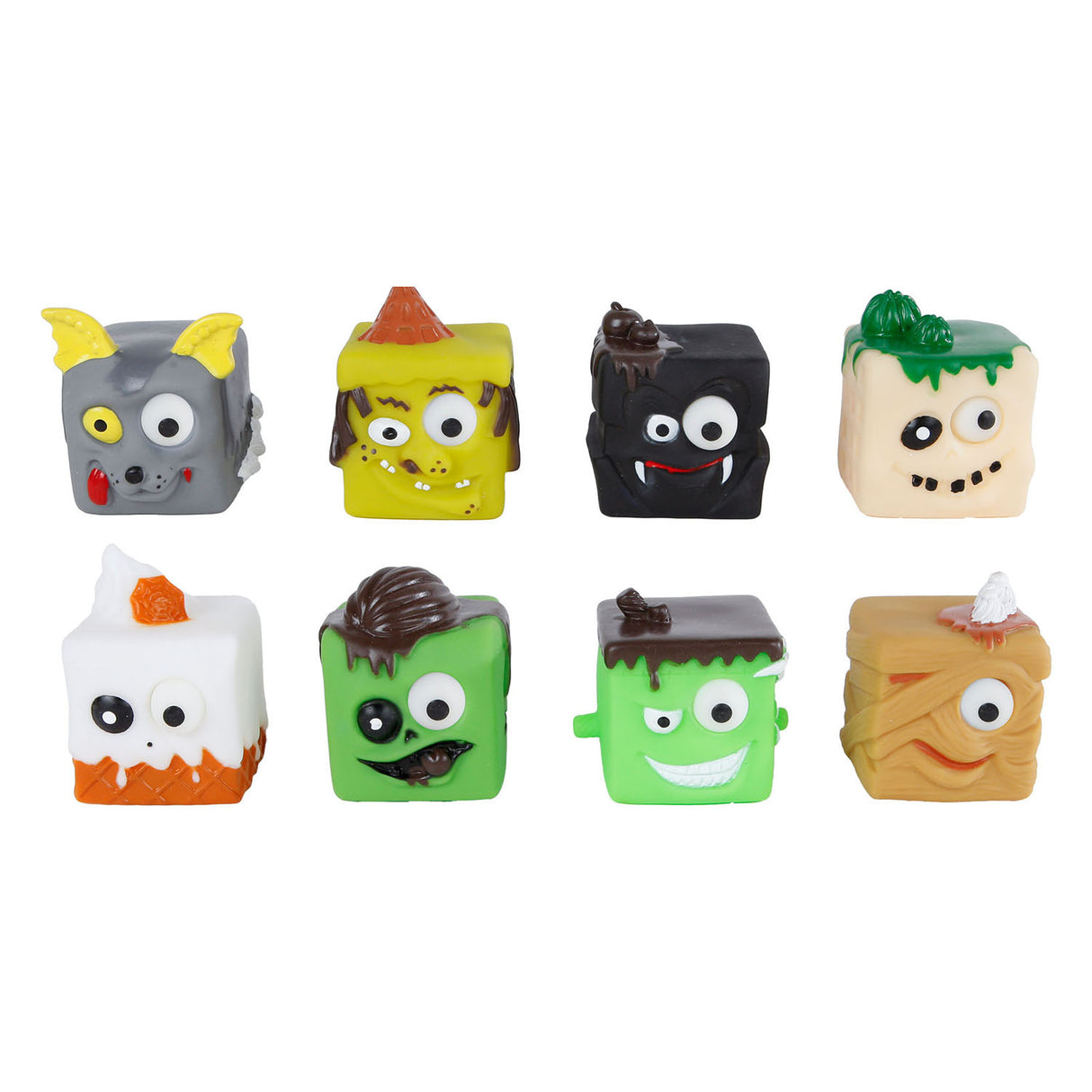 Brainbooom blokmonstre med svulmende øjne, 6 cm