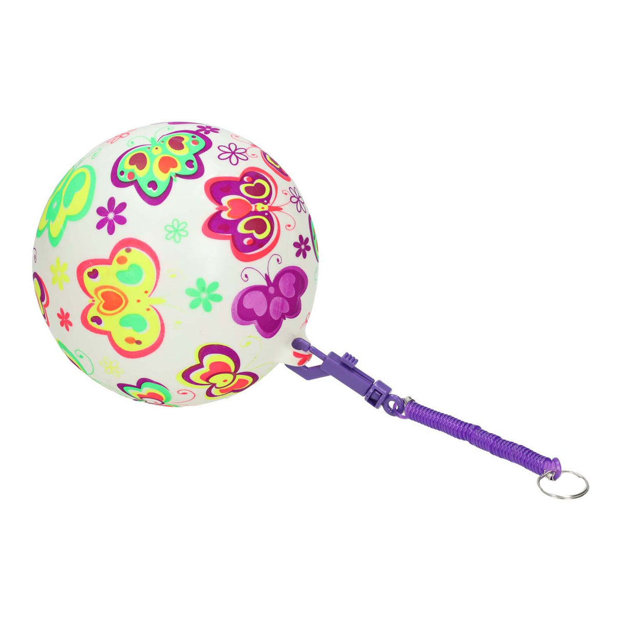 Gametime-bold med sommerfugle på snor, 21 cm