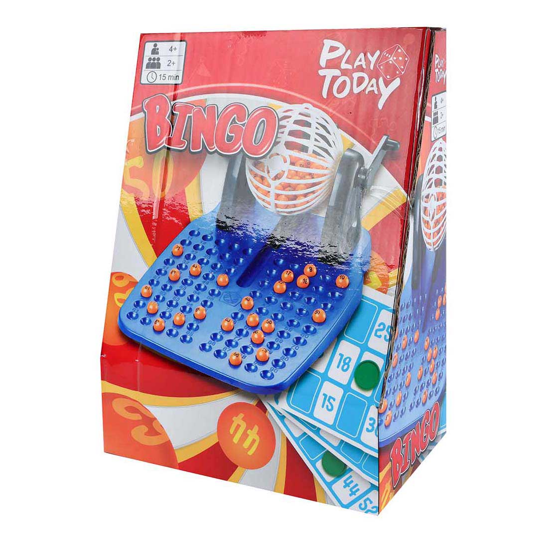 Spil i dag van manen bingo hjul legetøj 90 numre og spillekort.