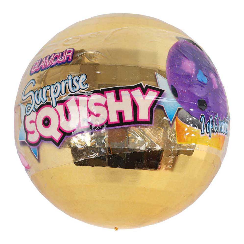 Glamour overraskelse glitter bold med overraskelse squishy