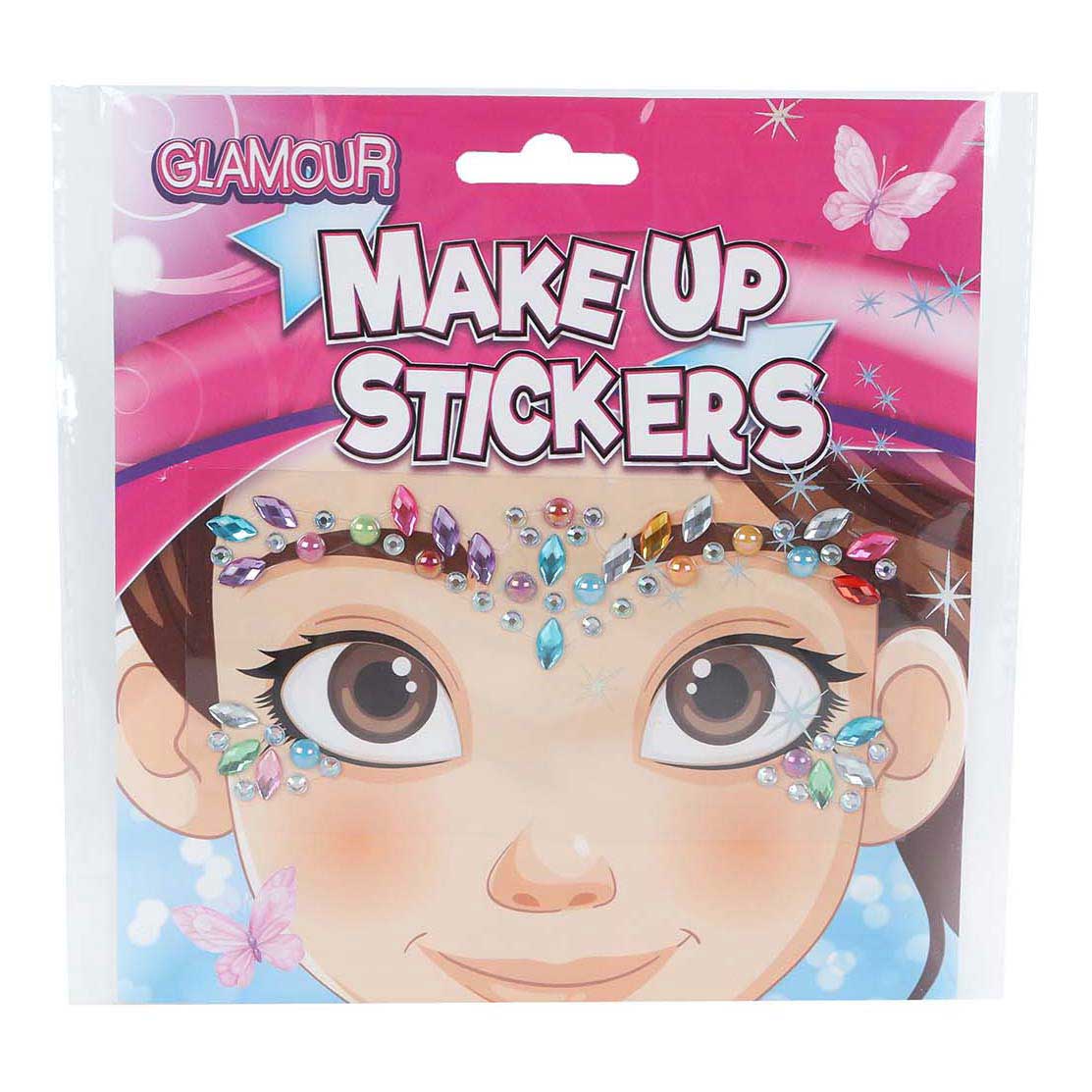 Glamour diamant makeup ansigtsklistermærker