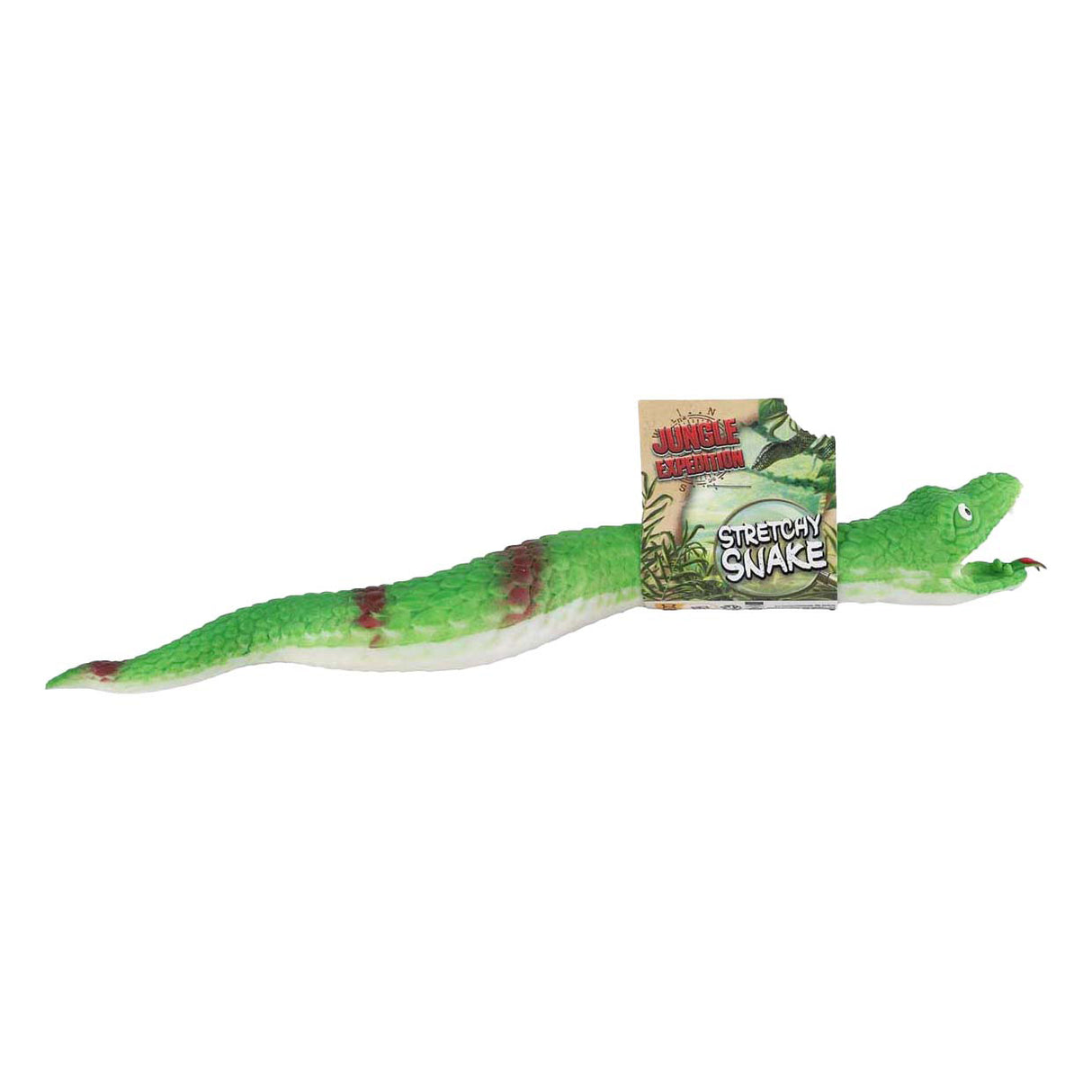 Jungle ekspedition strækslange 30cm 4 assorteret