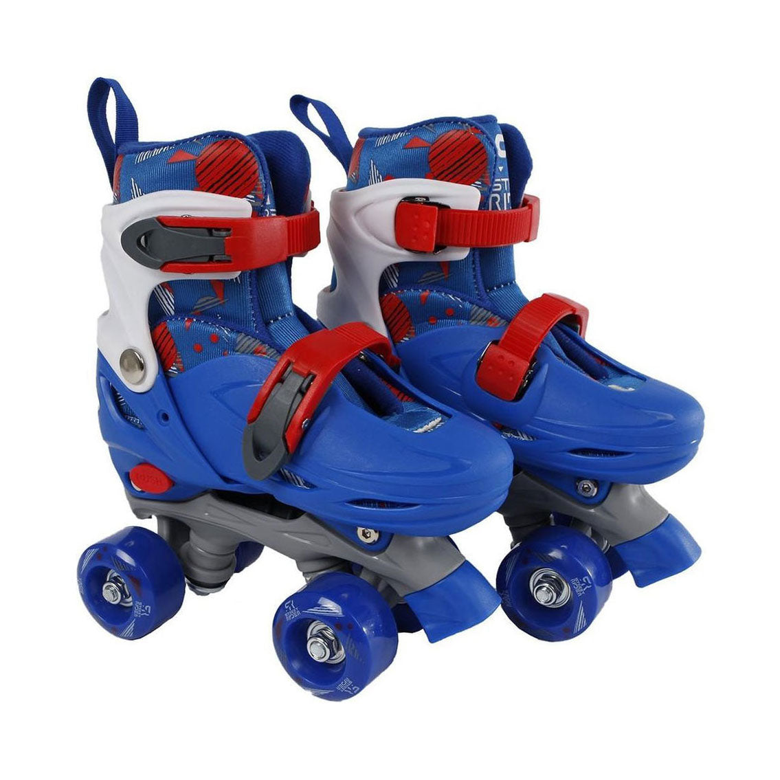 Street Rider Roller Skates Blue Justerbar, størrelse 27-30