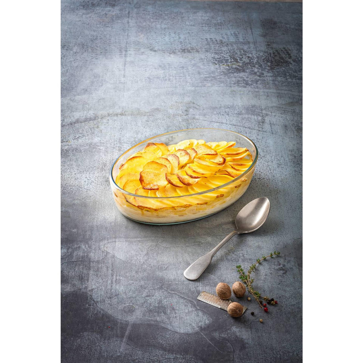 Pyrex essentials oval gryde 30x21x6cm.
