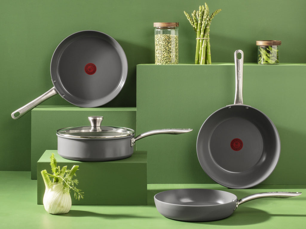 Tefal renew+ stegepande - ø24 cm - keramik - pfas-fri - velegnet til induktion