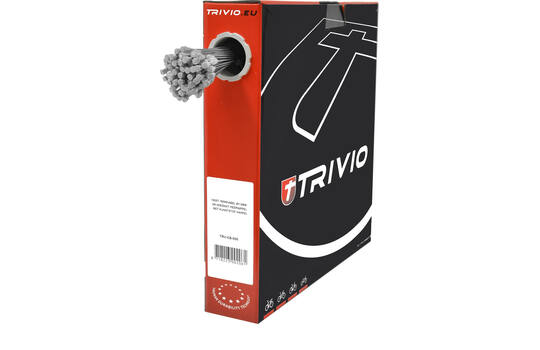 Trivio - racerbremse inderkabel rustfrit stål 1,5x2000mm - 100 stk.