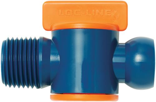 Loc-line 1 2 tap npt udvendig gevind (2 stk)